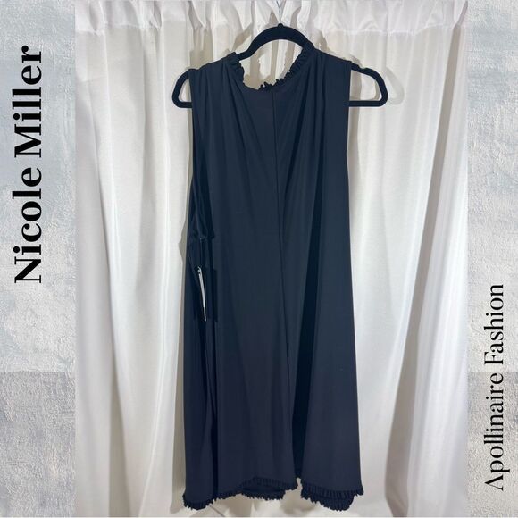 Nicole Miller Black Sleeveless Dress Size 3X NWT - Picture 3 of 6